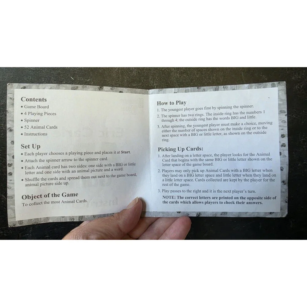 Eric Carle's ABC Game In A Tin READ Description